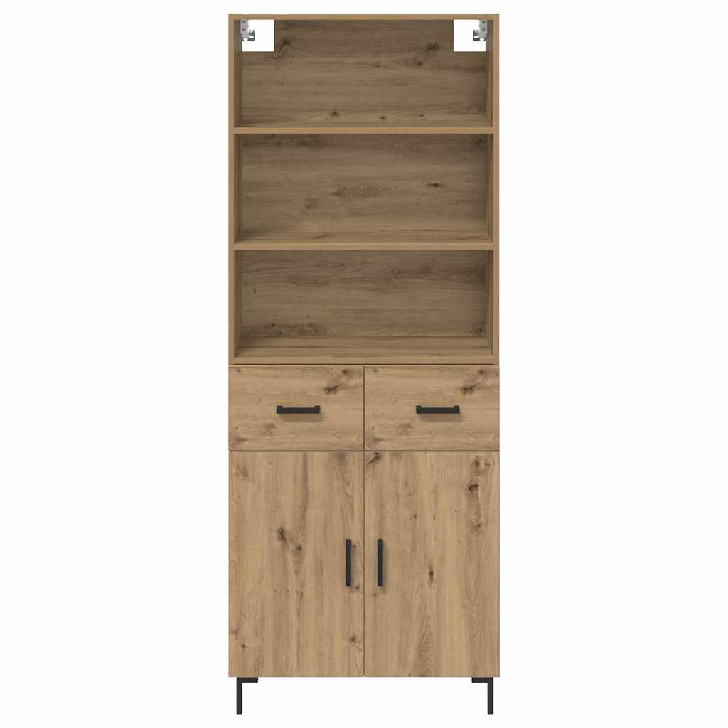 Highboard Umjetnički hrast 69,5 x 34 x 180 cm Konstruirano drvo