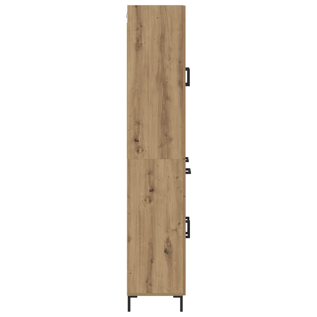 Highboard s ladicama 2 pcs Umjetnički hrast Konstruirano drvo