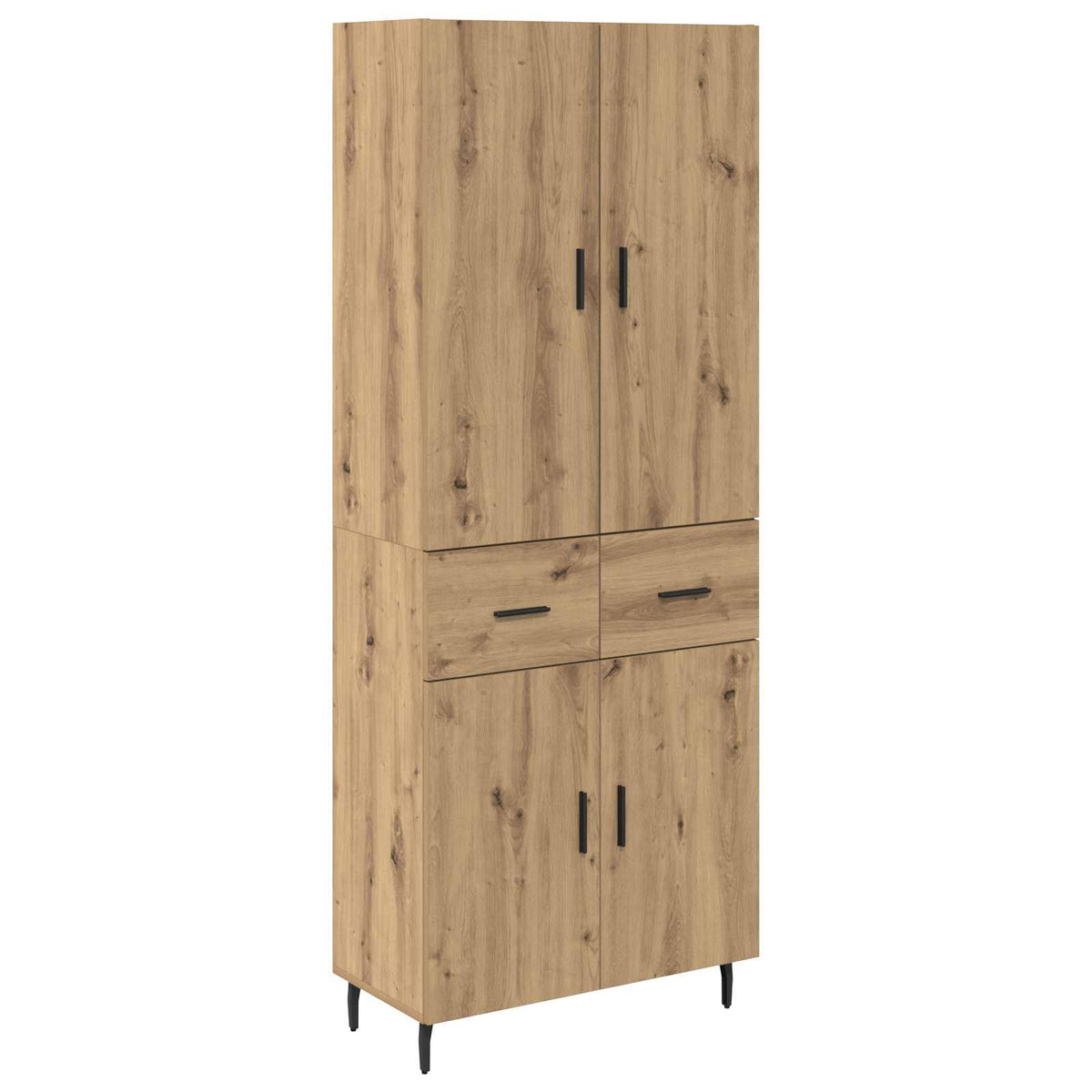 Highboard 2 kom. Umjetnički hrast 69,5 x 34 x 180 cm