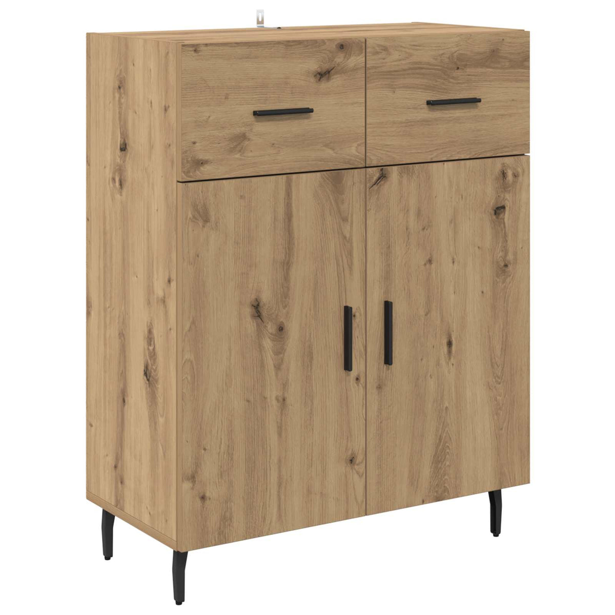 Highboard 2 kom. Umjetnički hrast 69,5 x 34 x 180 cm