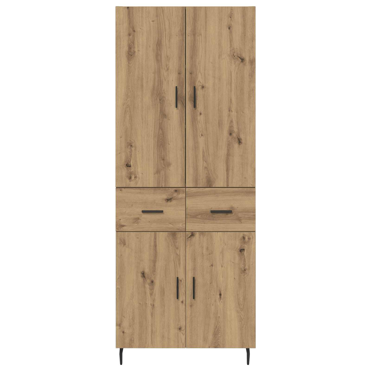 Highboard 2 kom. Umjetnički hrast 69,5 x 34 x 180 cm