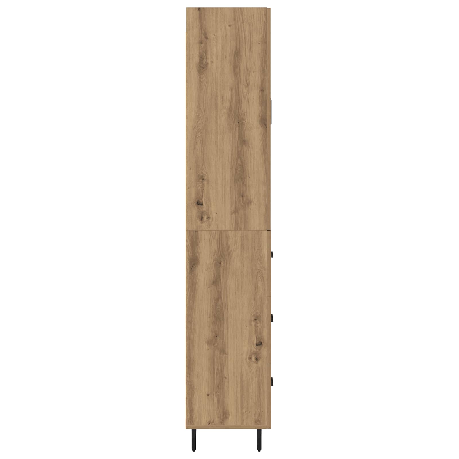 Highboard s ladicama 2 pcs Umjetnički hrast Konstruirano drvo