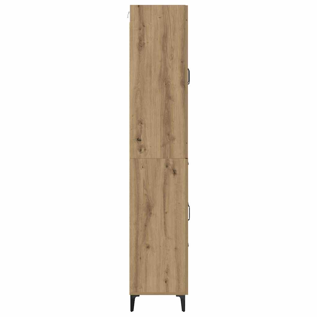 Highboard Umjetnički hrast 69,5 x 34 x 180 cm Konstruirano drvo