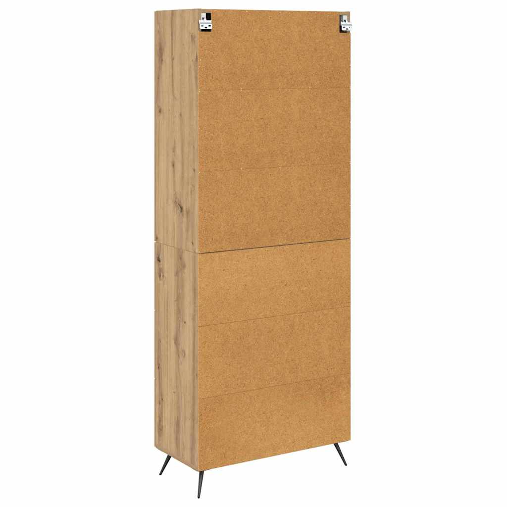 Highboard Umjetnički hrast 69,5 x 34 x 180 cm Konstruirano drvo