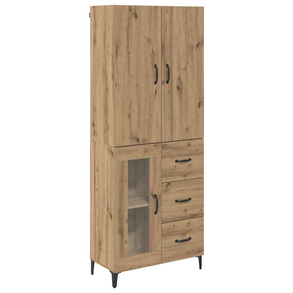 Highboard Umjetnički hrast 69,5 x 34 x 180 cm Konstruirano drvo