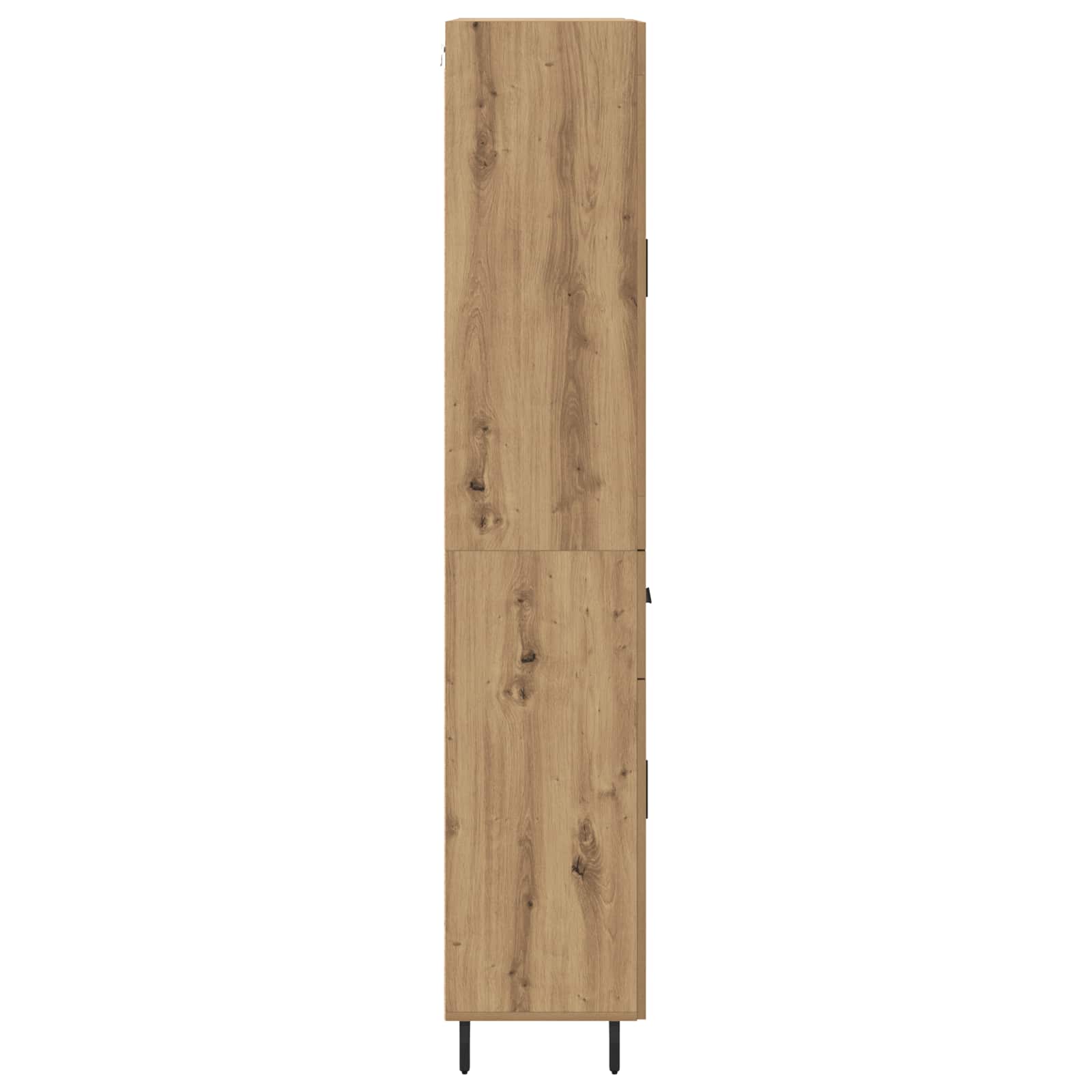Highboard s ladicama 2 pcs Umjetnički hrast Konstruirano drvo