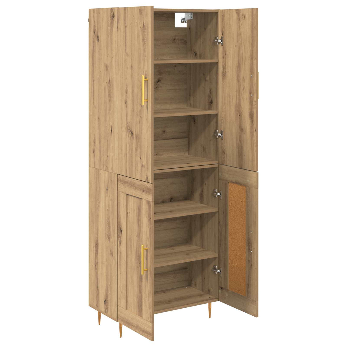 Highboard Umjetnički hrast 69,5 x 34 x 180 cm Konstruirano drvo