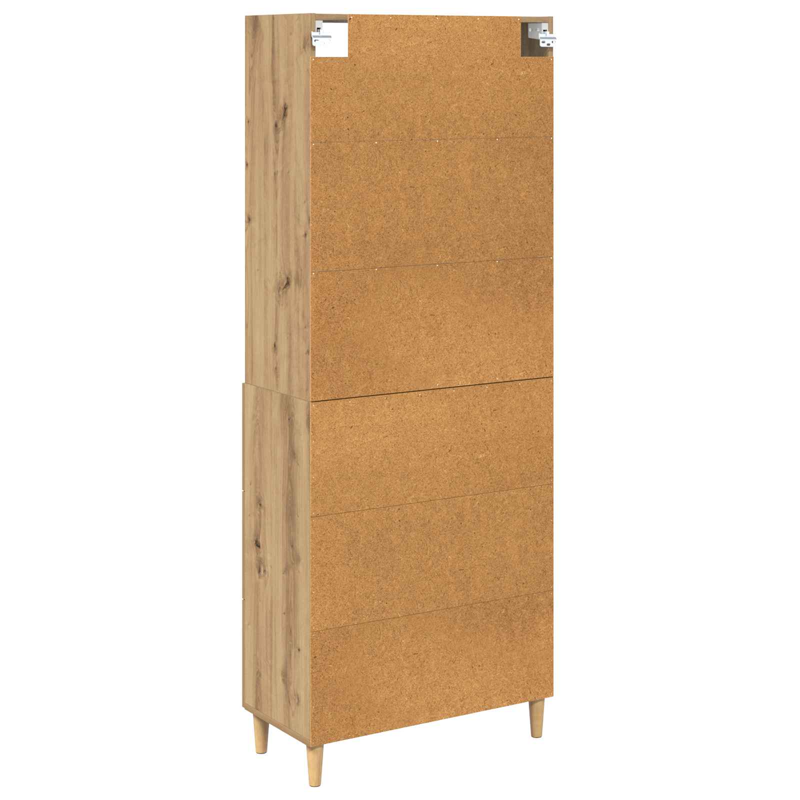 Highboard s ladicama Umjetnički hrast 69,5 x 32,5 x 180 cm