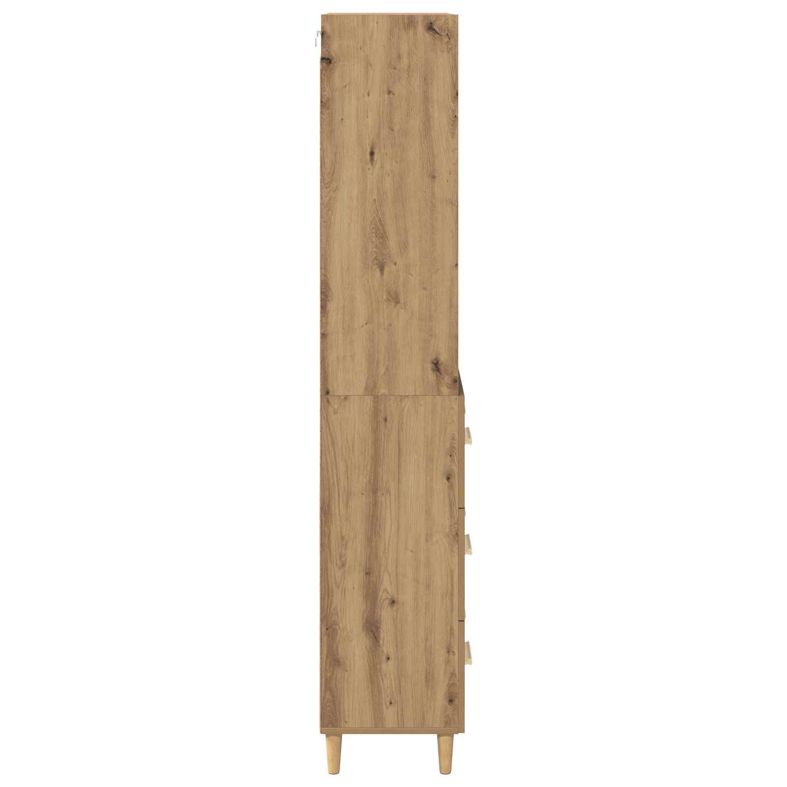 Highboard s ladicama Umjetnički hrast 69,5 x 32,5 x 180 cm