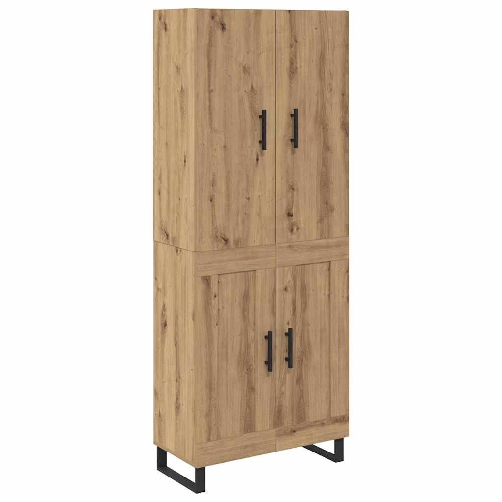 Highboard 2 pcs Umjetnički hrast 69,5 x 34 x 180 cm