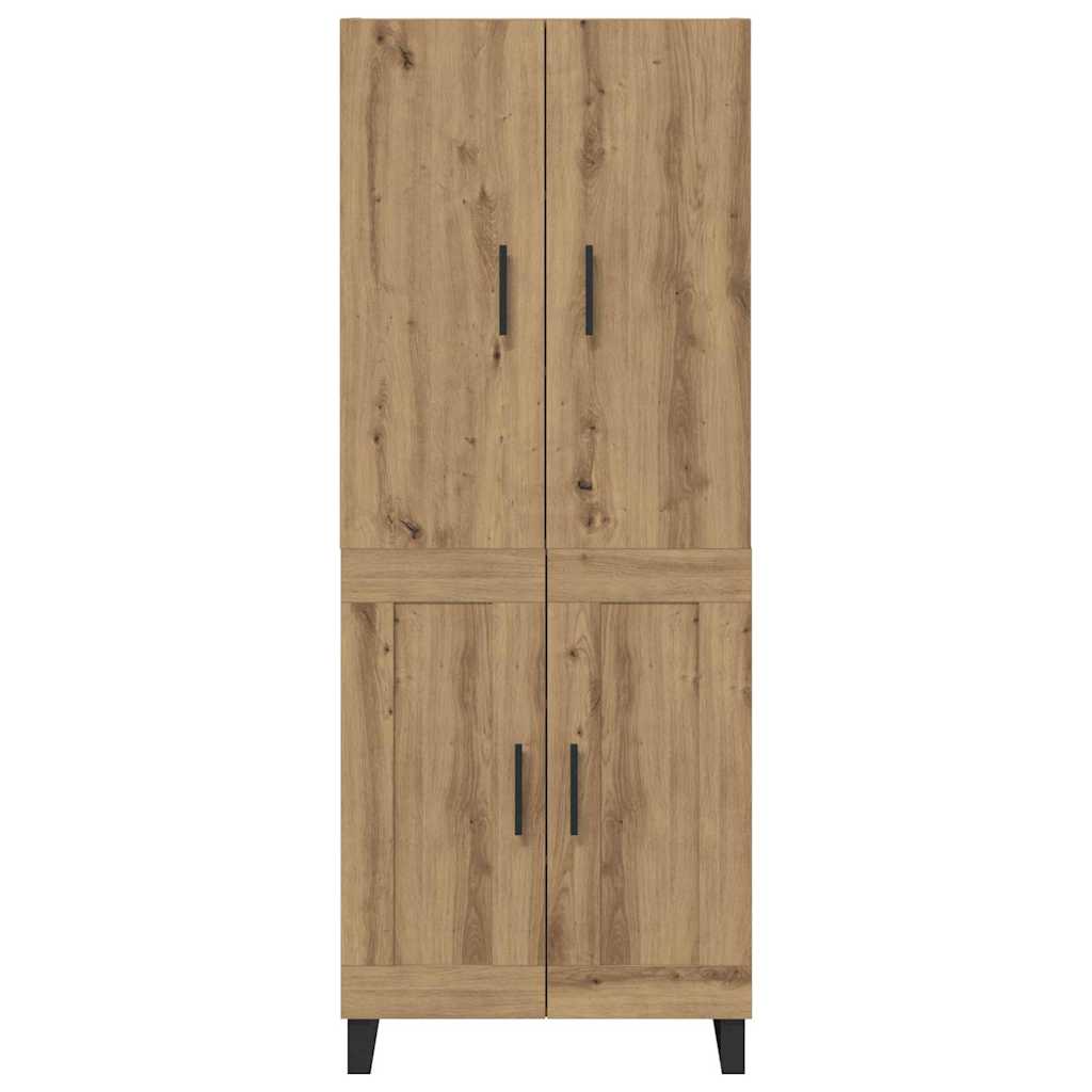 Highboard 2 pcs Umjetnički hrast 69,5 x 34 x 180 cm
