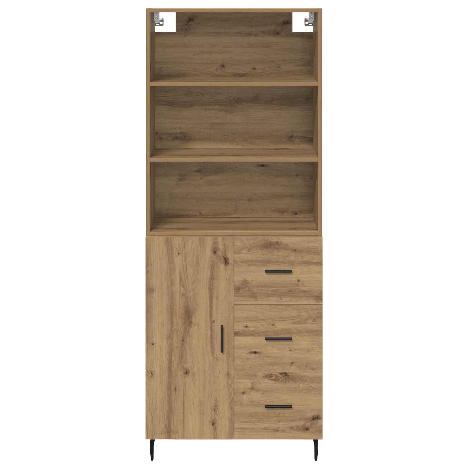 Highboard s ladicama Umjetnički hrast 69,5 x 34 x 180 cm
