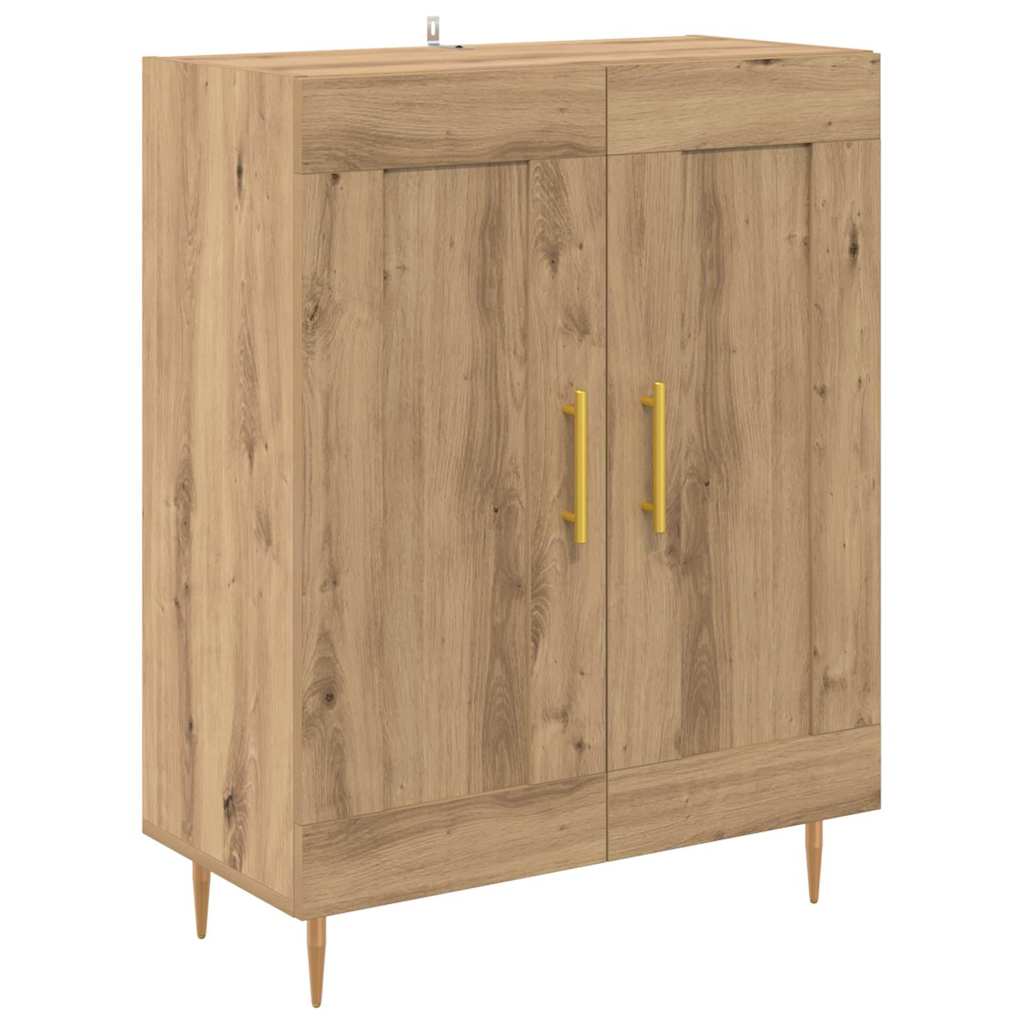 Highboard 2 pcs Umjetnički hrast Konstruirano drvo