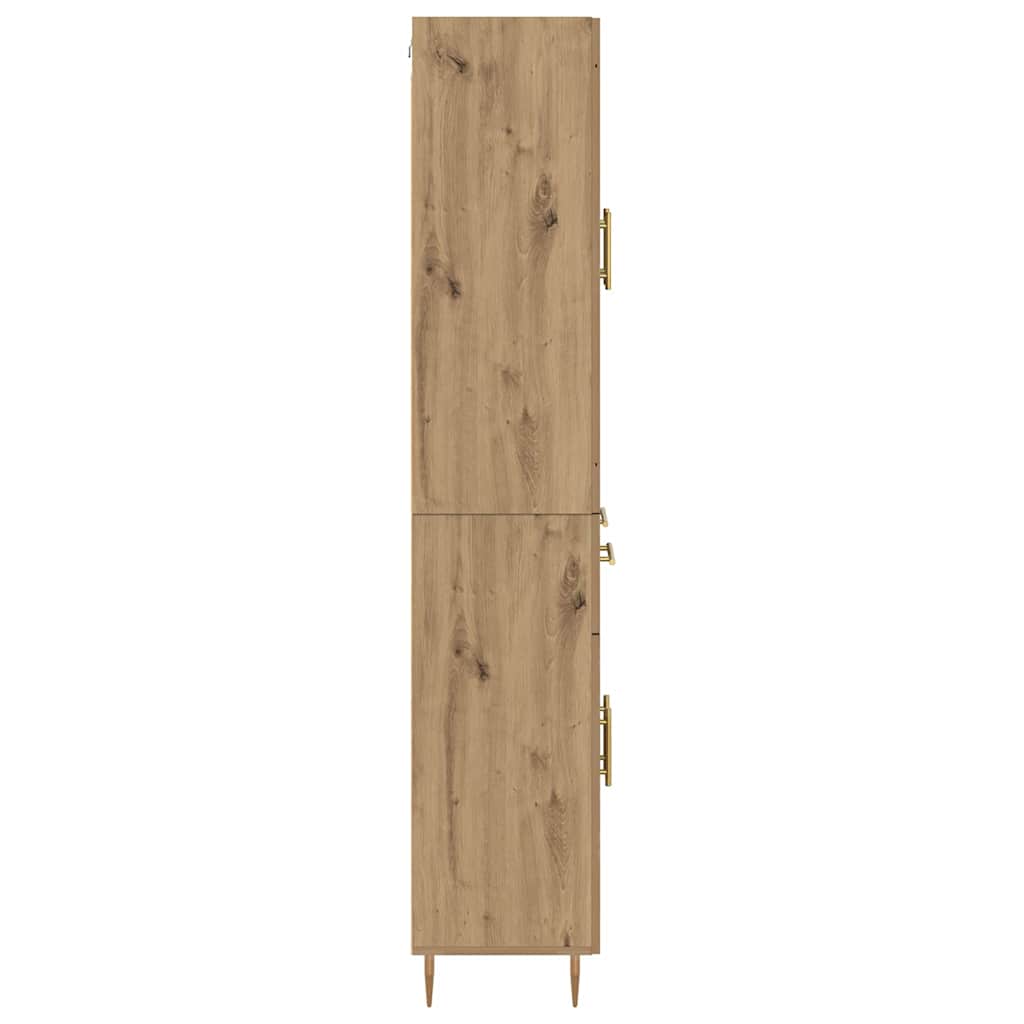 Highboard s ladicama 2 pcs Umjetnički hrast Konstruirano drvo