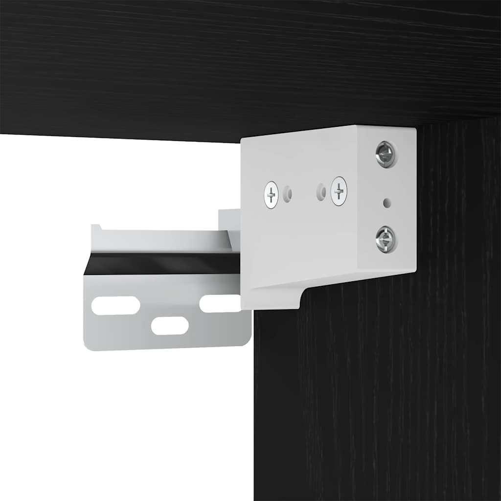 Highboard Zidne Crni hrast 69,5 x 34 x 180 cm Konstruirano drvo