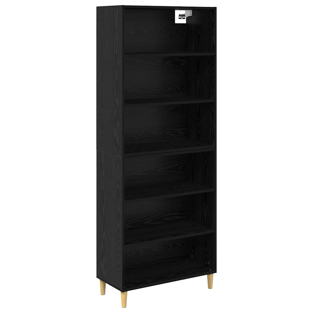Highboard Crni hrast 69,5 x 32,5 x 180 cm Konstruirano drvo