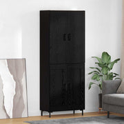 Highboard Crni hrast 69,5 x 34 x 180 cm Konstruirano drvo