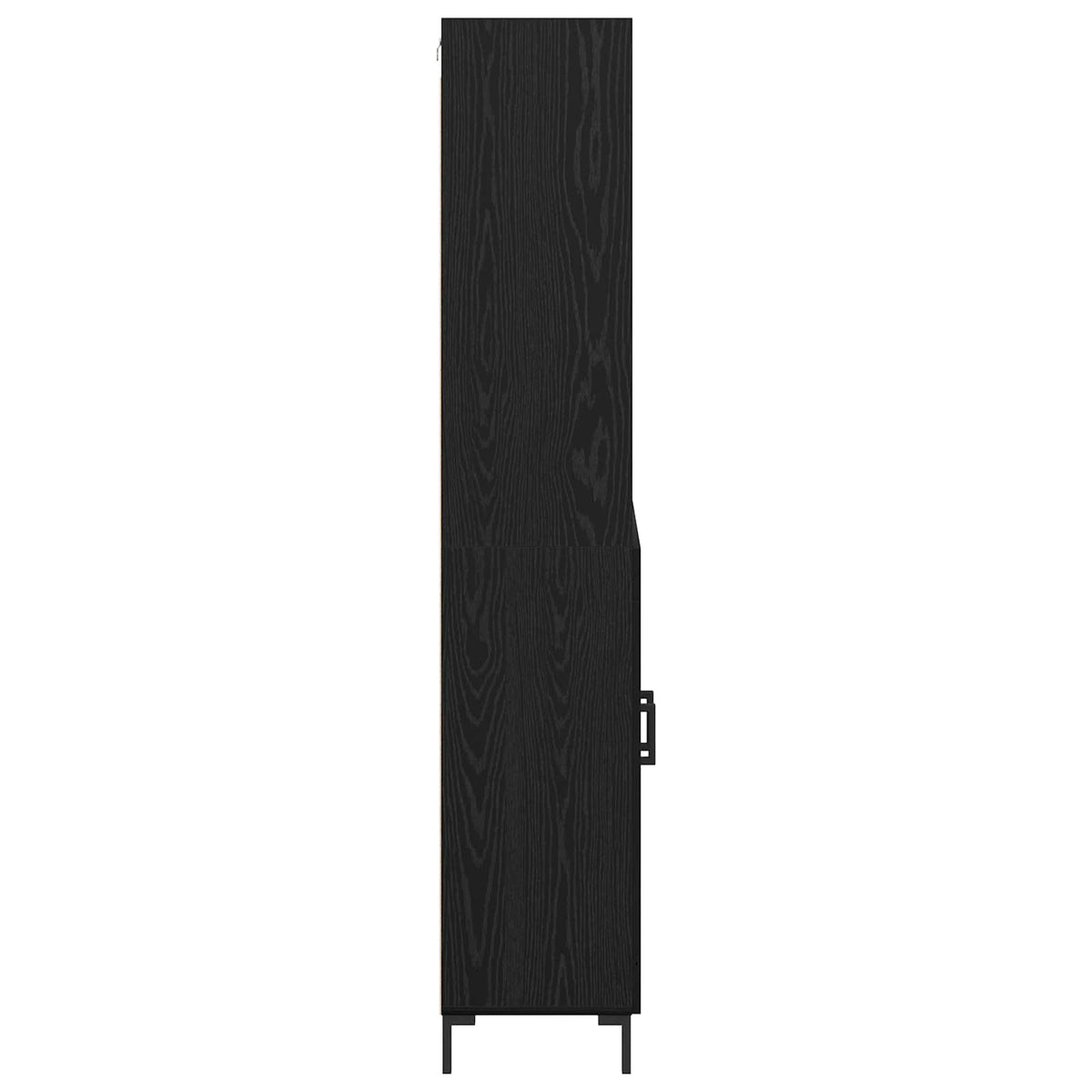 Highboard Crni hrast 69,5 x 34 x 180 cm Konstruirano drvo