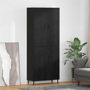 Highboard 2 kom. Crni hrast 69,5 x 34 x 180 cm