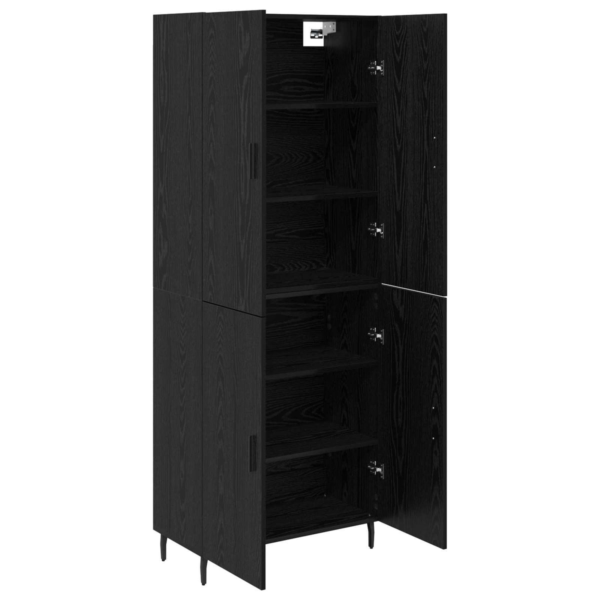 Highboard 2 kom. Crni hrast 69,5 x 34 x 180 cm