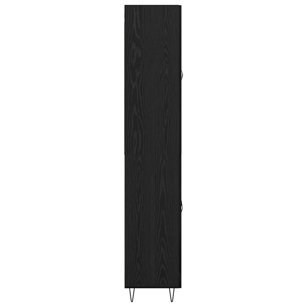 Highboard 2 kom. Crni hrast 69,5 x 34 x 180 cm