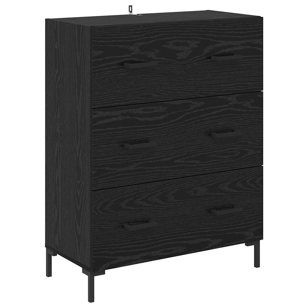 Highboard 2 kom. Crni hrast 69,5 x 34 x 180 cm