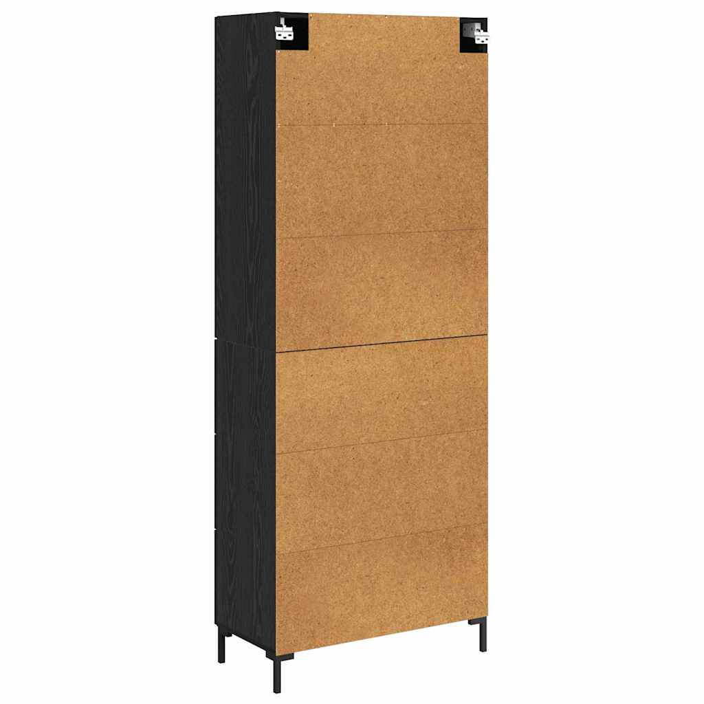 Highboard 2 kom. Crni hrast 69,5 x 34 x 180 cm
