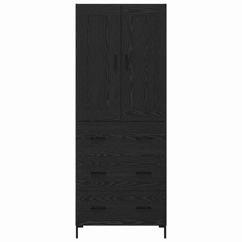 Highboard 2 kom. Crni hrast 69,5 x 34 x 180 cm