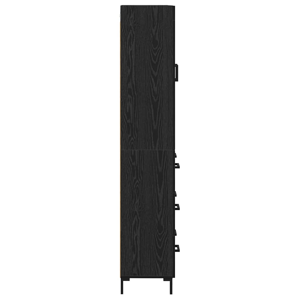 Highboard 2 kom. Crni hrast 69,5 x 34 x 180 cm