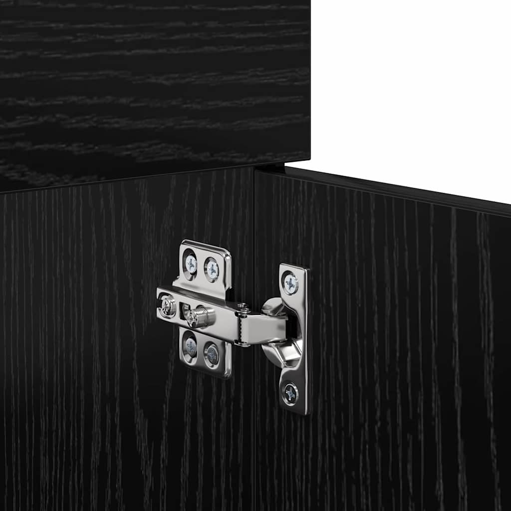 Kupaonski ormar Crni hrast 100 x 38,5 x 46 cm Konstruirano drvo