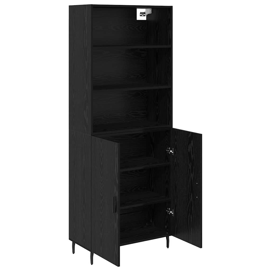 Highboard Crni hrast 69,5 x 34 x 180 cm