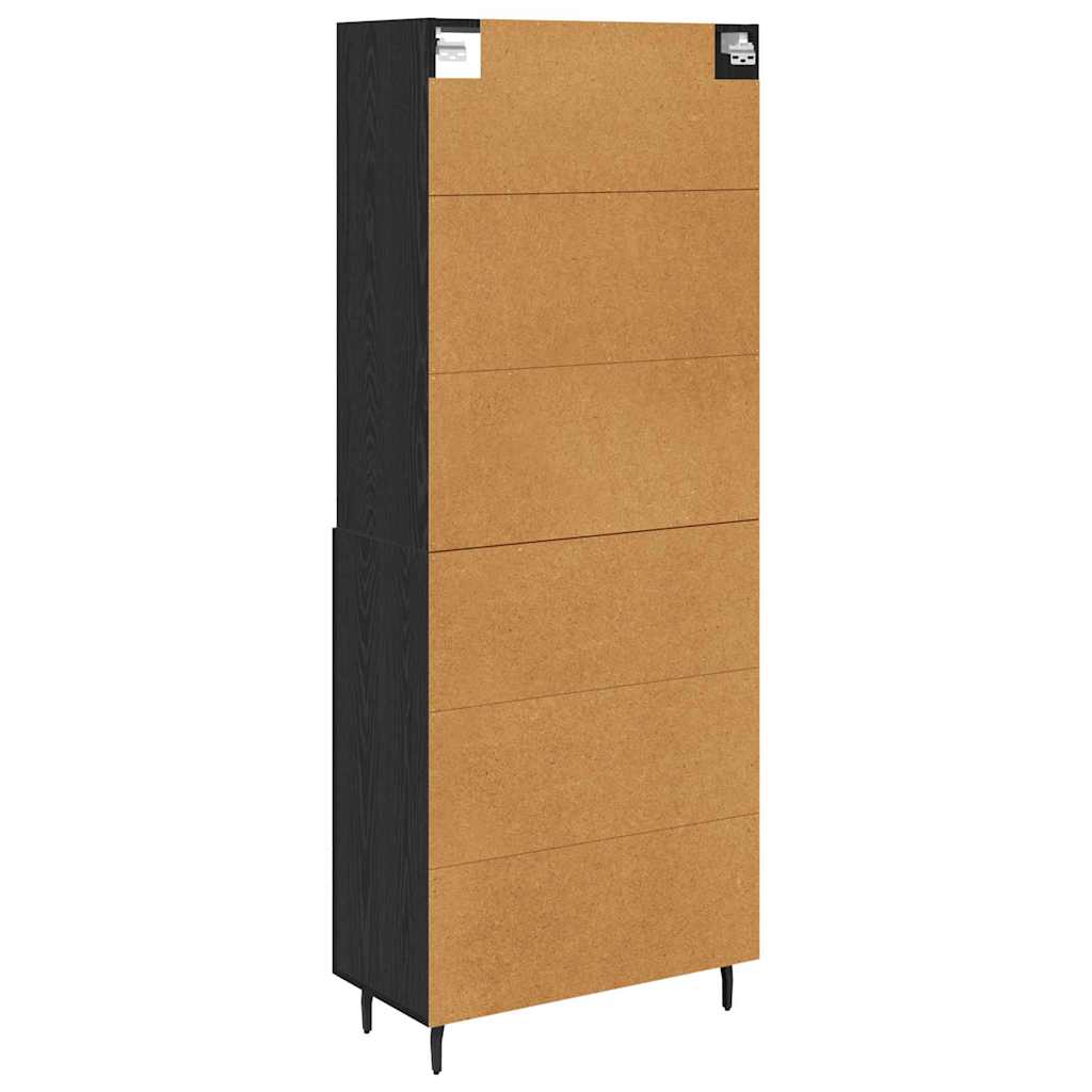 Highboard Crni hrast 69,5 x 34 x 180 cm