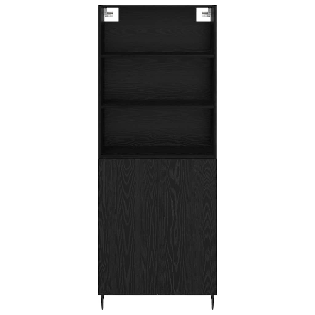Highboard Crni hrast 69,5 x 34 x 180 cm