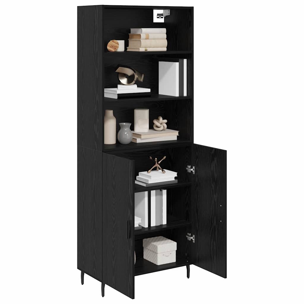 Highboard Crni hrast 69,5 x 34 x 180 cm
