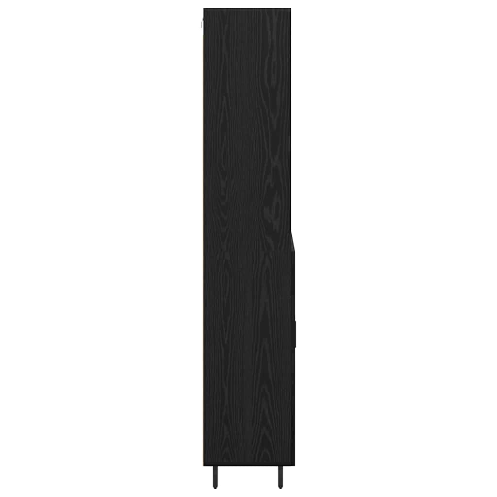 Highboard Crni hrast 69,5 x 34 x 180 cm