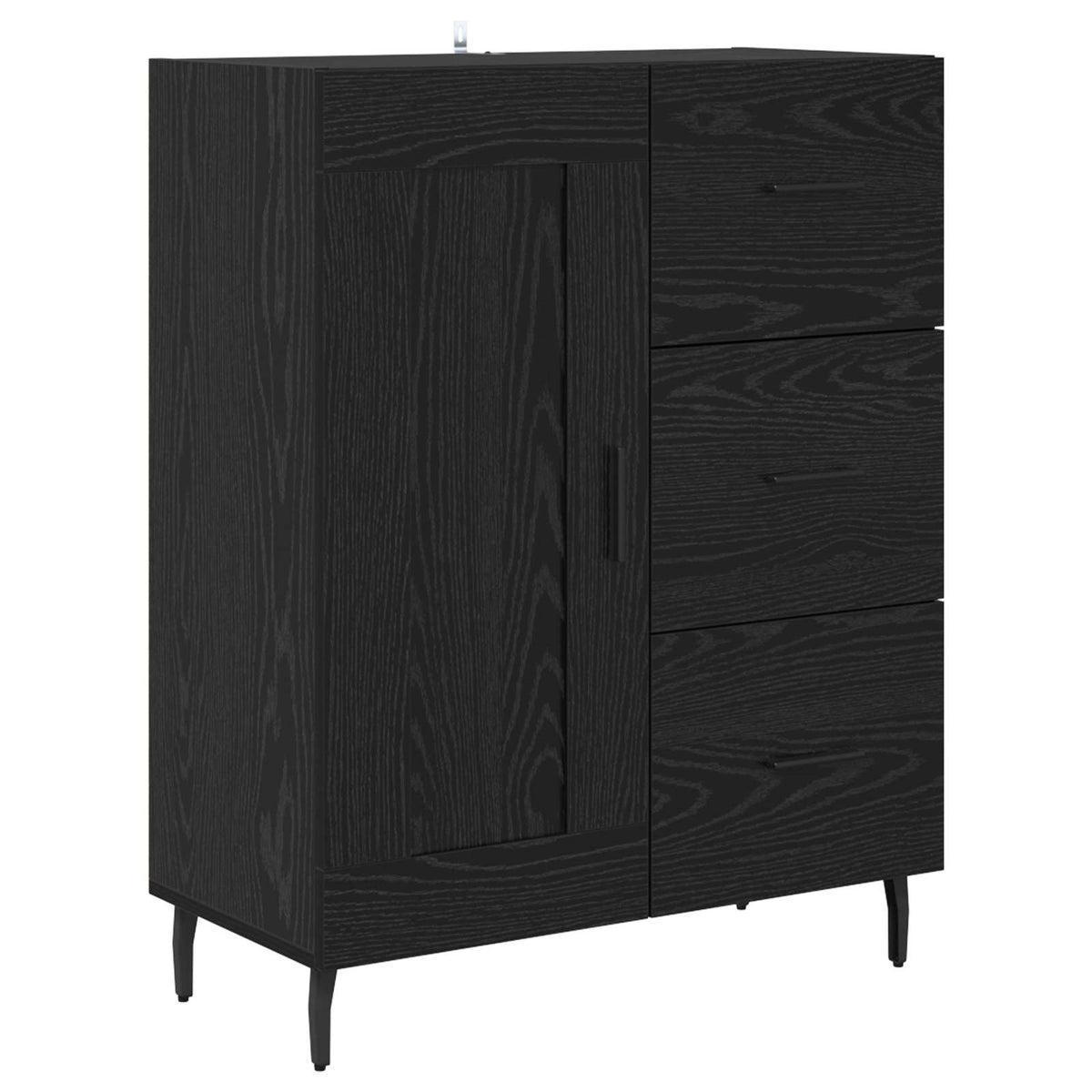 Highboard 2 kom. Crni hrast 69,5 x 34 x 180 cm