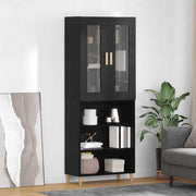Highboard Crni hrast 69,5 x 34 x 180 cm