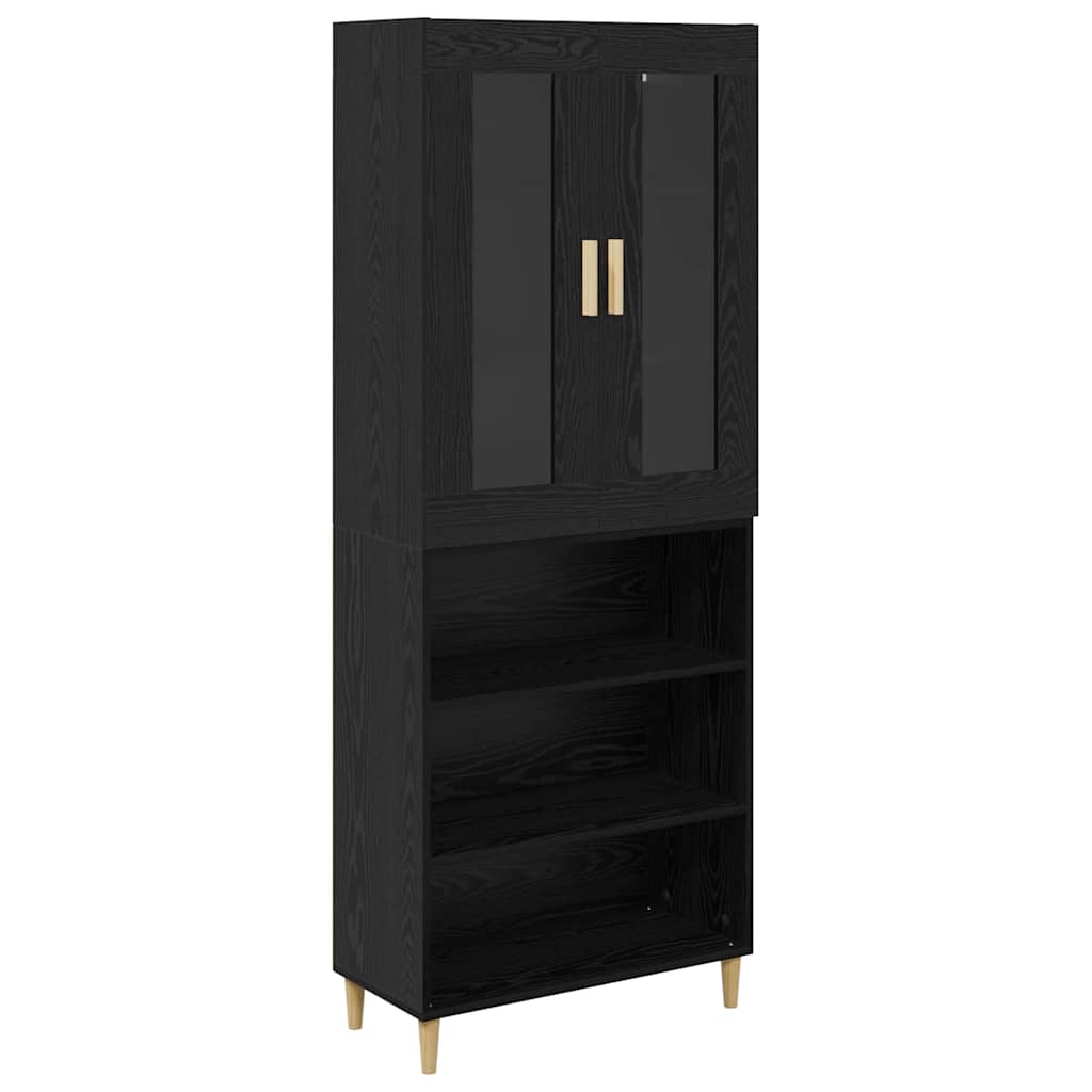 Highboard Crni hrast 69,5 x 34 x 180 cm