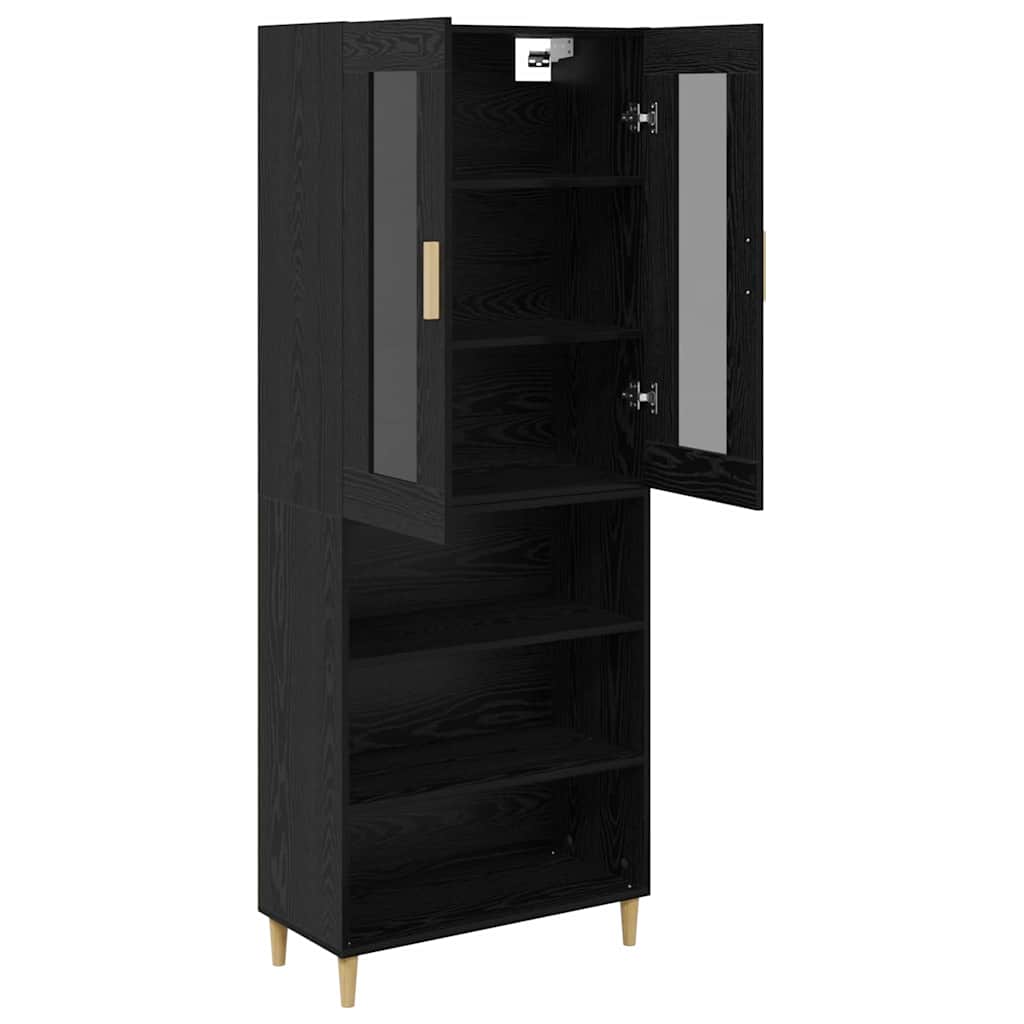 Highboard Crni hrast 69,5 x 34 x 180 cm