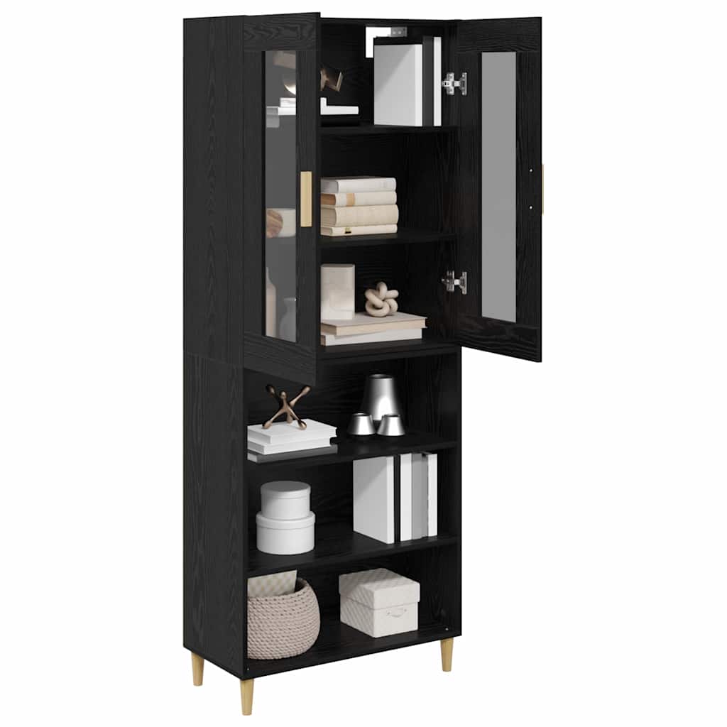 Highboard Crni hrast 69,5 x 34 x 180 cm
