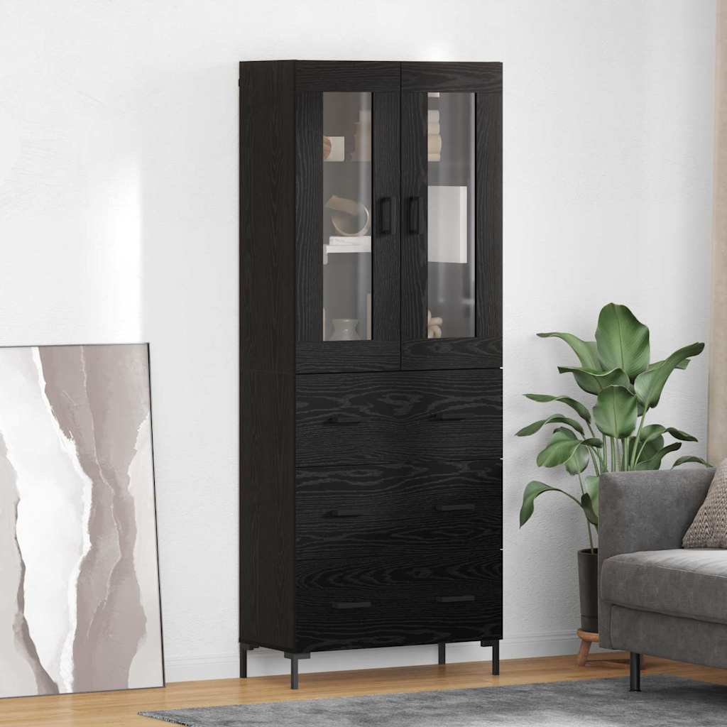 Highboard 2 pcs 69,5 x 34 x 180 cm Konstruirano drvo
