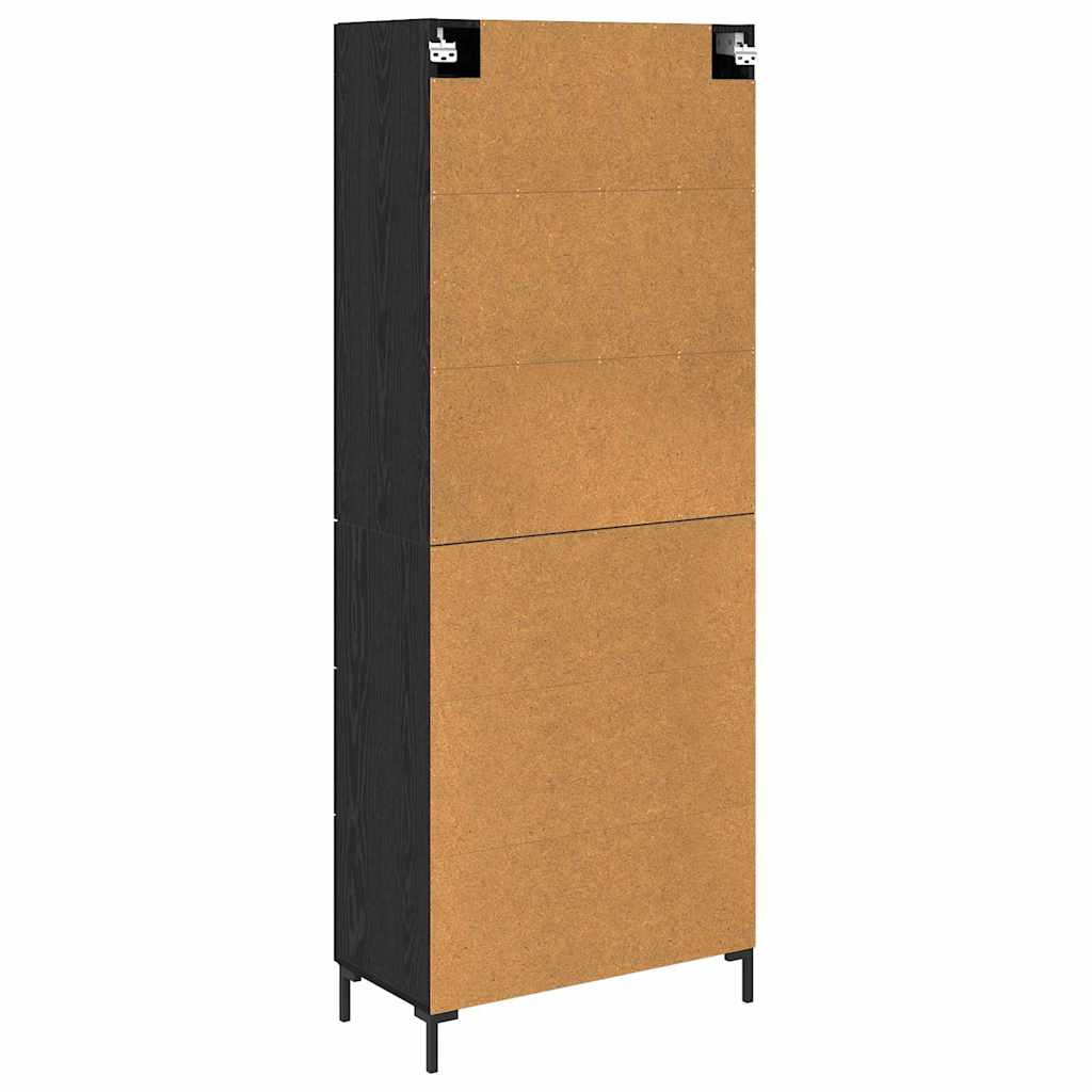 Highboard 2 kom. Crni hrast 69,5 x 34 x 180 cm