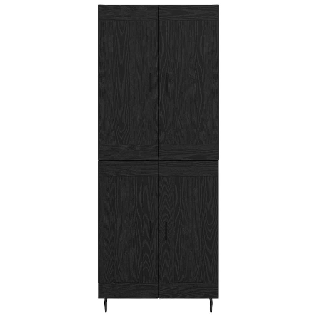 Highboard 2 kom. Crni hrast 69,5 x 34 x 180 cm