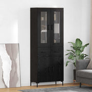 Highboard 2 kom. Crni hrast 69,5 x 34 x 180 cm