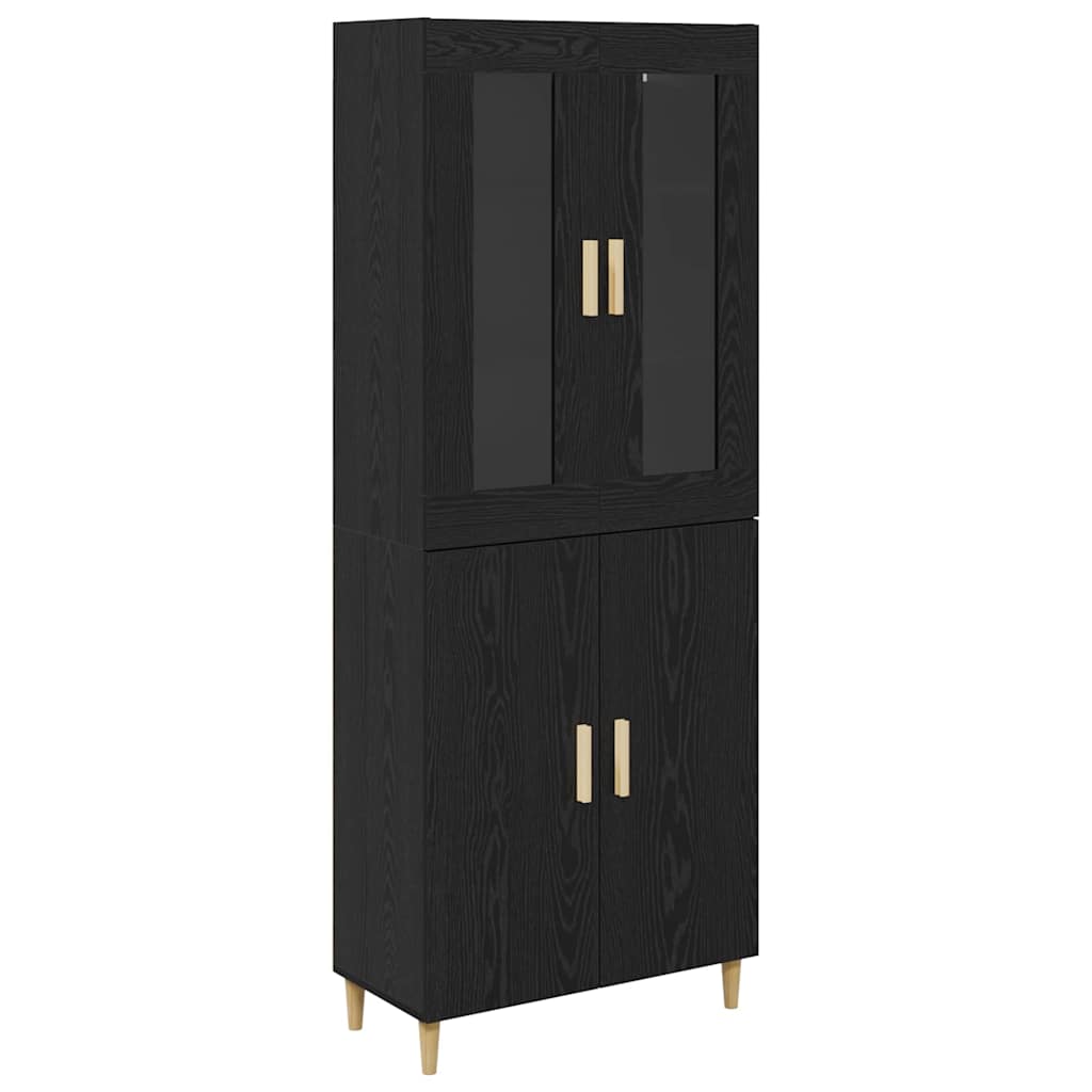 Highboard Crni hrast 69,5 x 34 x 180 cm