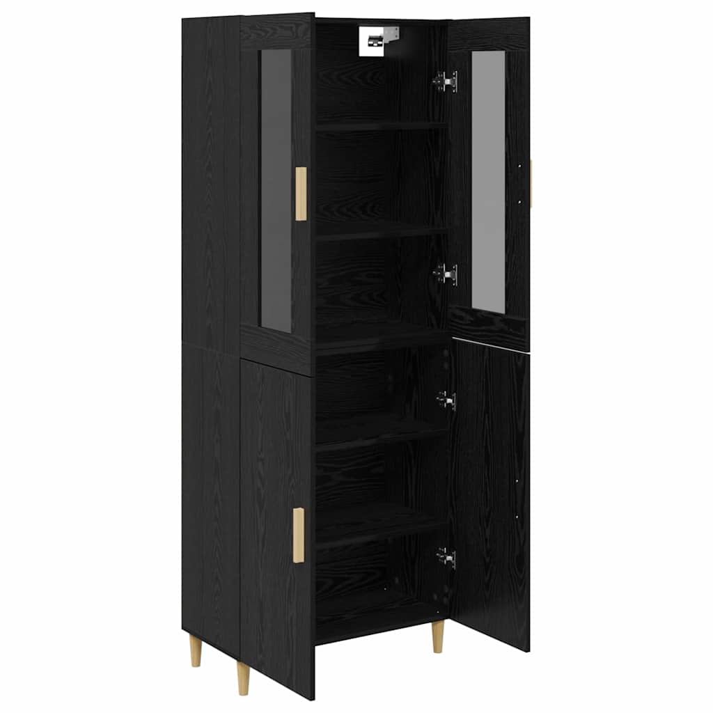 Highboard Crni hrast 69,5 x 34 x 180 cm