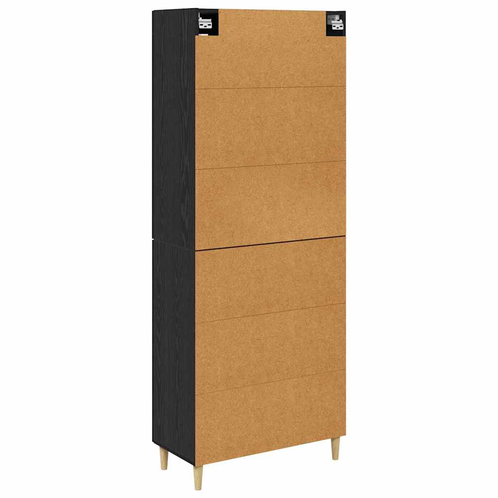 Highboard Crni hrast 69,5 x 34 x 180 cm