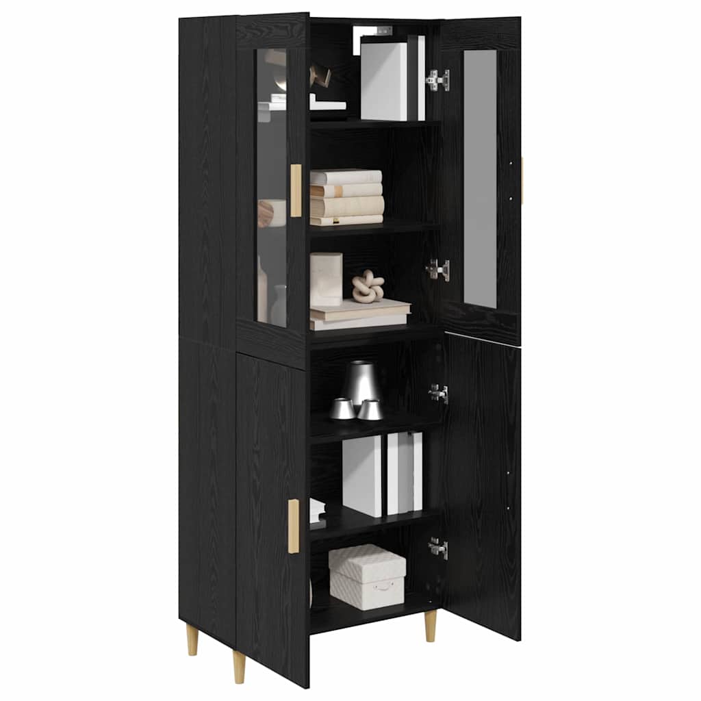 Highboard Crni hrast 69,5 x 34 x 180 cm