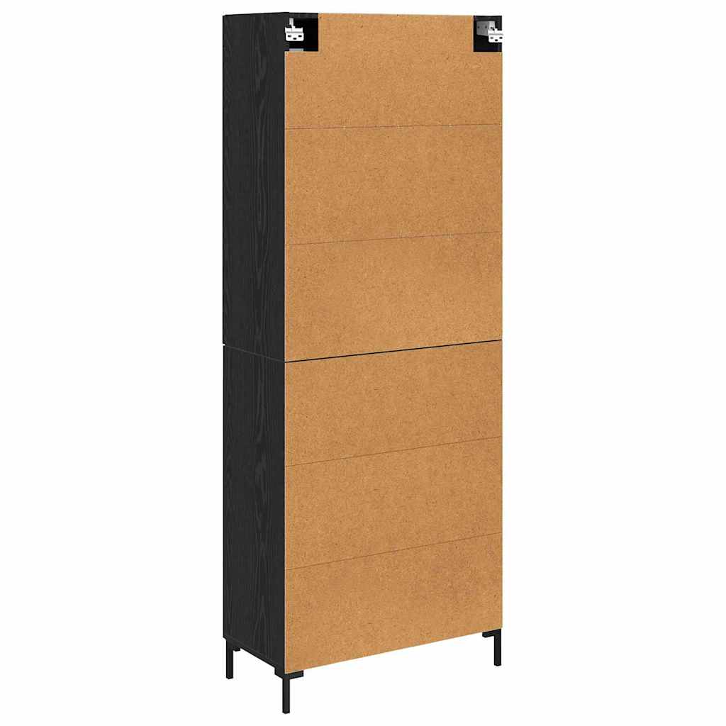 Highboard 2 kom. Crni hrast 69,5 x 34 x 180 cm