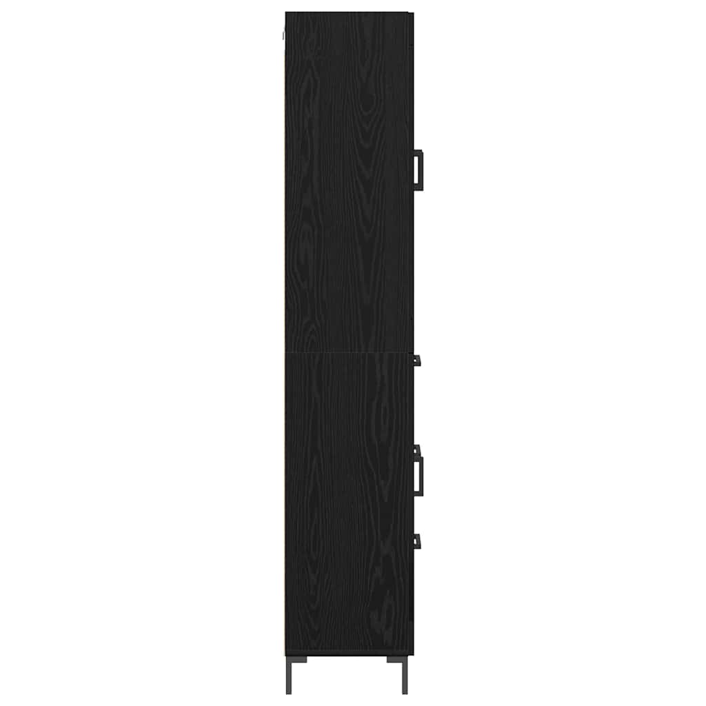 Highboard 2 kom. Crni hrast 69,5 x 34 x 180 cm
